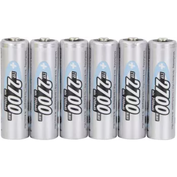 Ansmann Bateria Mignon (AA) NiMH HR06, 4 + 2 gratis 2700 mAh 1,2 V 6 szt. (1322-0006-510)