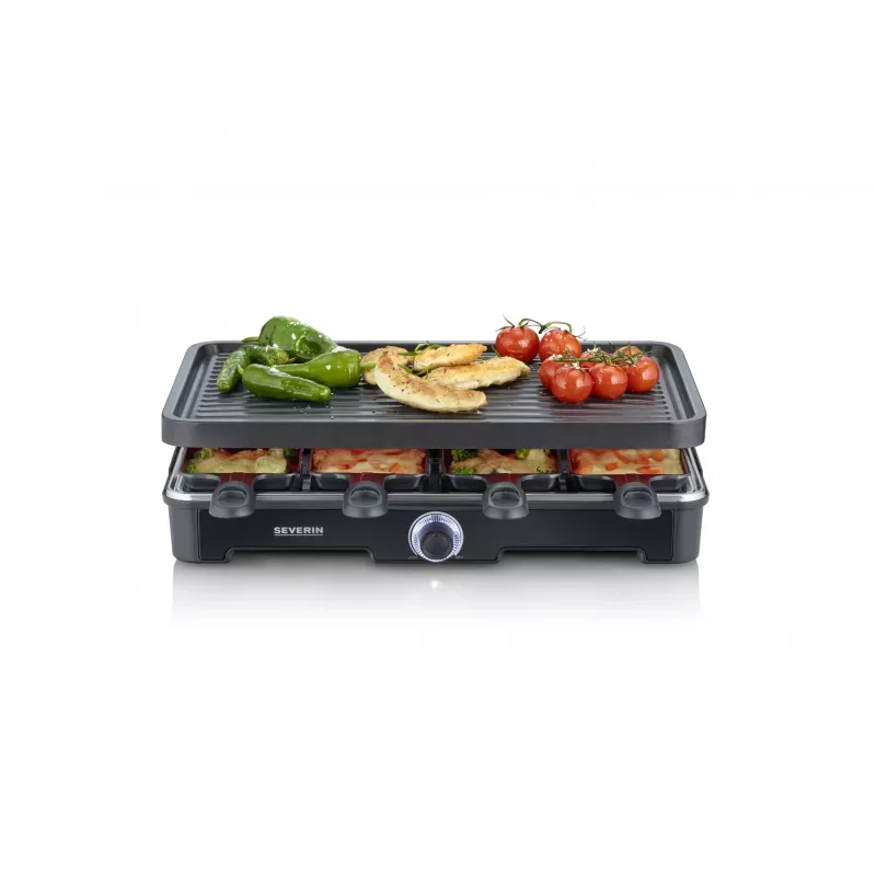 Raclette Grill Severin RG 9670 8 osób 1400 W Czarny