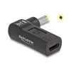 DeLOCK Adapter USB Type-C™ złącze żeńskie na HP 4.8 x 1.7 mm złącze męskie 90° kątowe