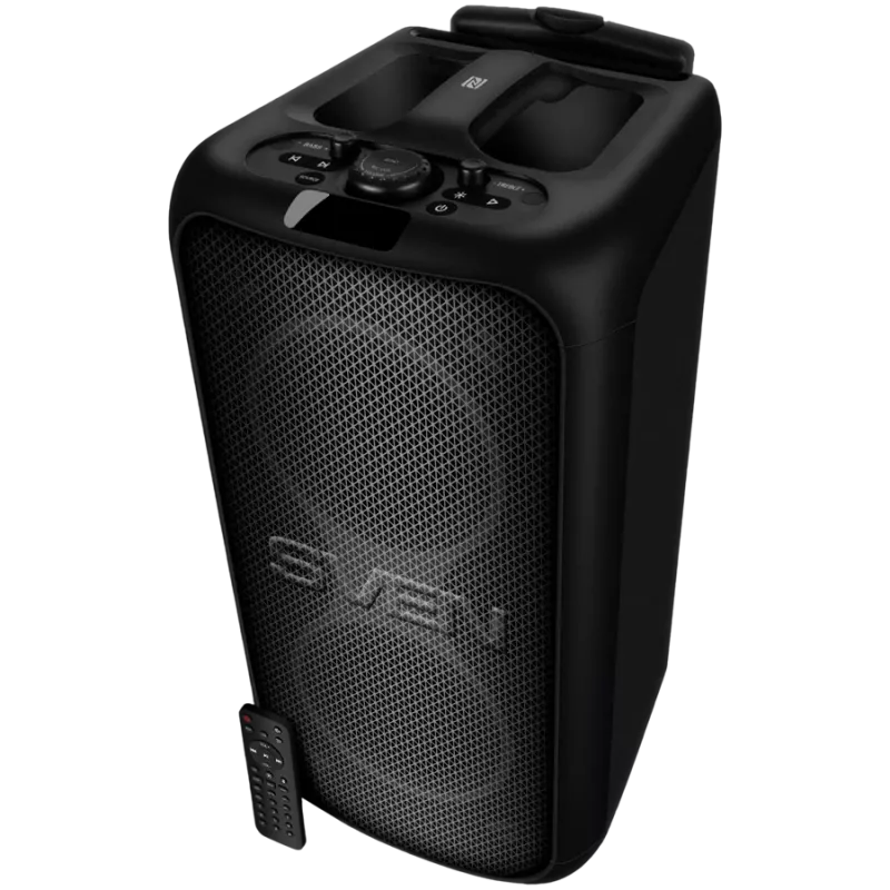 Sven PS-1000 Portable Party Speaker 160 W, Bluetooth, FM, Karaoke, Black