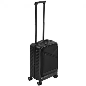 Walizka kabinowa Rivacase 8180 Clark ECO – bagaż podręczny, twarda skorupa, czarny