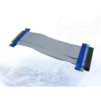 Karta interfejsu Inter-Tech 88885364 PCIe niebiesko-szara