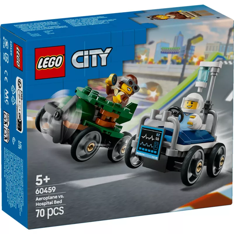 LEGO CITY 60459 Samolot kontra Łóżko Szpitalne