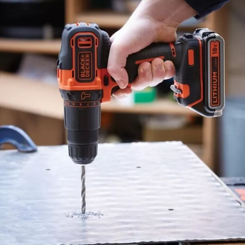 Black & Decker BDCHD18K1B2-QW wiertarka 1400 RPM