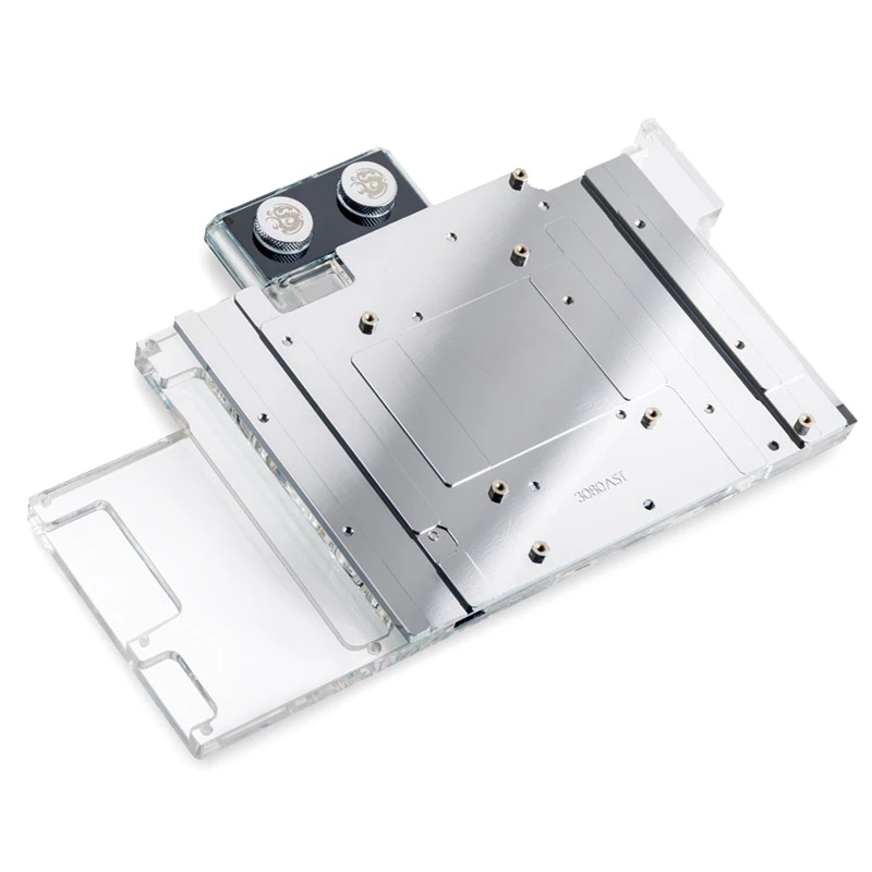 Bitspower International Bitspower BP-VG3080AST - przezroczysty - blok wodny - ciecz - akryl - miedź - nikiel - ASUS ROG Strix GeForce RTX 3080 - 153 mm
