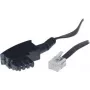 Kabel S/CONN 6 m TAE-F – RJ11 czarny przezroczysty ShiverPeaks
