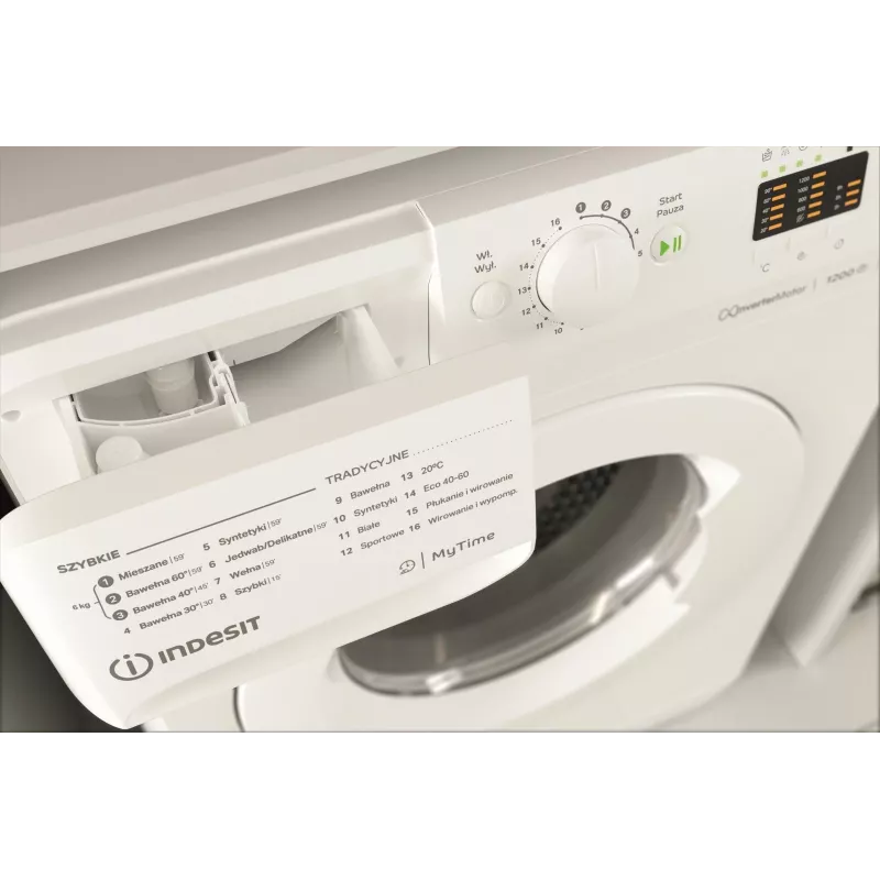 Pralka Indesit Mtwsa 61294 W Pl 1200 obr./min 6 kg