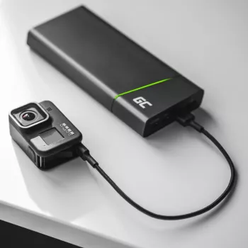 Kabel USB zielony Cell KABGC19 USB 2.0 2m USB A USB C Czarny