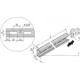 SCHROFF C-RAIL F.600W CABINET 450L 4X - Akcesorium do szafy rack (22114455)