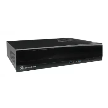 SilverStone MILO ML03 - Desktop - Mikro-ATX - bez zasilacza (ATX / PS/2) - Czarny - USB/Audio (SST-ML03B-R)