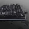 Logitech Desktop MK120 Combo, czarny, przewodowy, szwajcarski, 920-002504