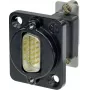Neutrik D-SUB Adapter D-SUB-Plug 15pol. - D-SUB-Socket 15pol. NADB15MF-B 1 szt. (NADB15MF-B)
