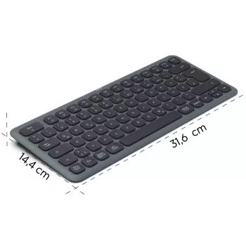 Klawiatura wielourządzeniowa WK-500 czarno-szara