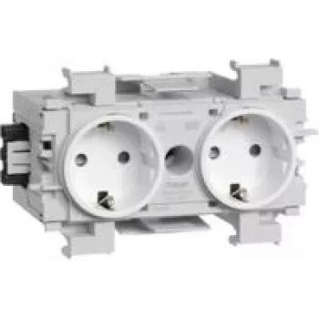 HAGER GS20019016 Gniazdo wtykowe 2-kierunkowe Wago Steck/Klemmtechnik (GS20019016)