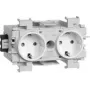 HAGER GS20019016 Gniazdo wtykowe 2-kierunkowe Wago Steck/Klemmtechnik (GS20019016)