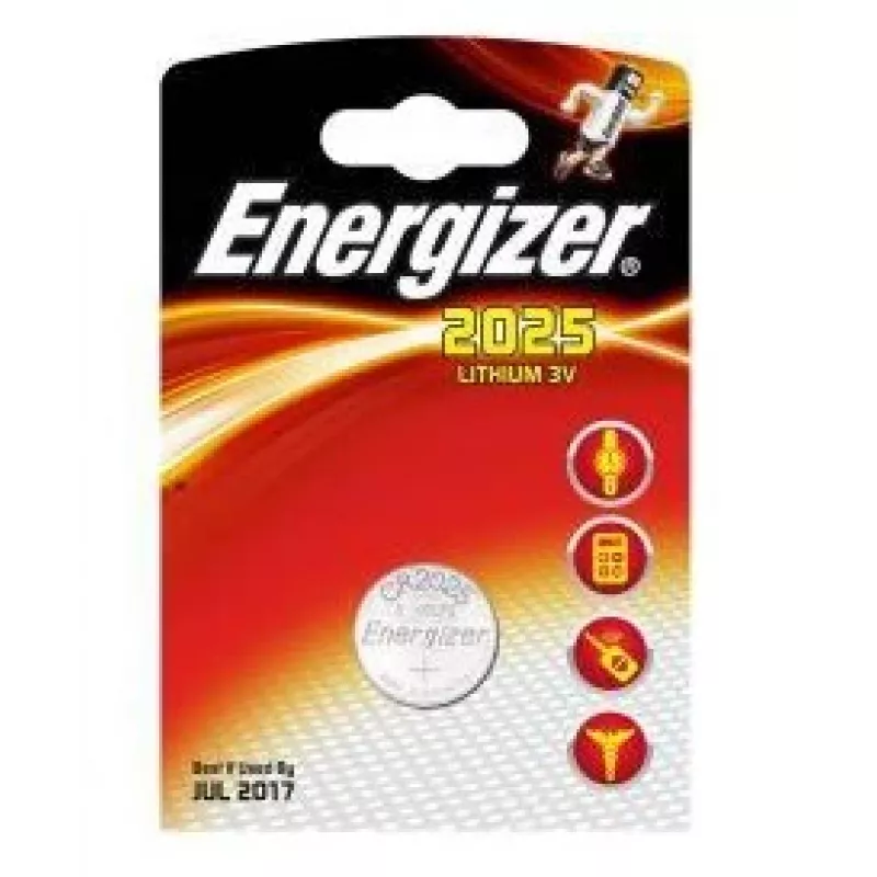 Jednorazowa bateria litowa pastylkowa Energizer CR2025 3 V, 1 szt.