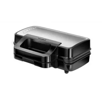 Sandwich maker MPM MPO-43M 3in1 1000W — wielofunkcyjna opiekacz do kanapek, grilla, tostów i gofrów, czarny