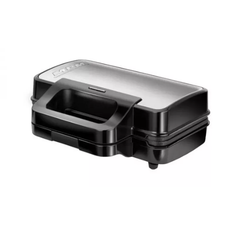 Sandwich maker MPM MPO-43M 3in1 1000W — wielofunkcyjna opiekacz do kanapek, grilla, tostów i gofrów, czarny