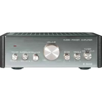Wzmacniacz Renkforce E-SA9 2 x 12 W zintegrowany wzmacniacz stereo, kompaktowe urządzenie audio do domu