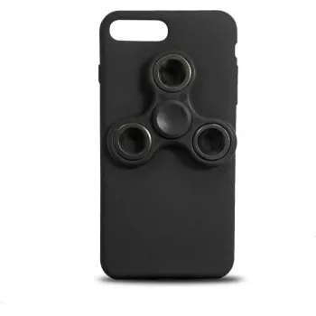 Etui na smartfona Spinner Case do Samsung A3 (2017) — czarne, wytrzymała konstrukcja