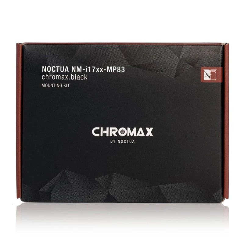 Zestaw montażowy Noctua NM-I17XX-MP83 chromax.Czarny do chłodzeń Noctua kompatybilnych z LGA1700
