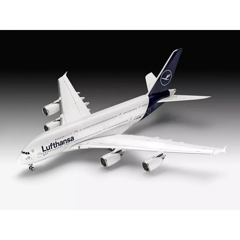Preassembled Model Revell Airbus A380-800 Lufthansa Nowe Malowanie
