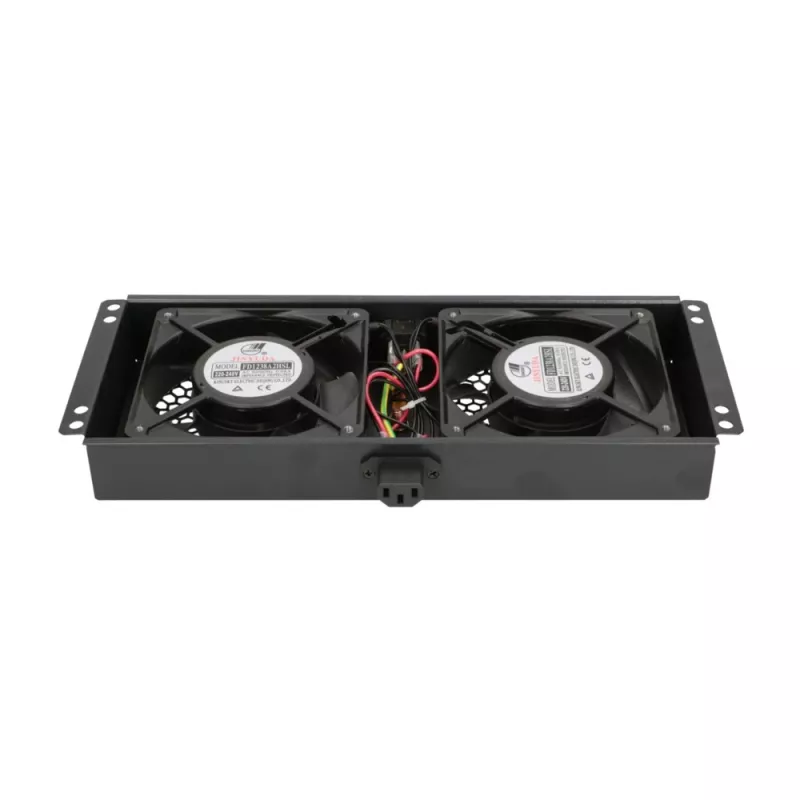 Wentylator chłodzący Extralink 2 FANS ROOF COOLING UNIT 220V AC Czarny Metal
