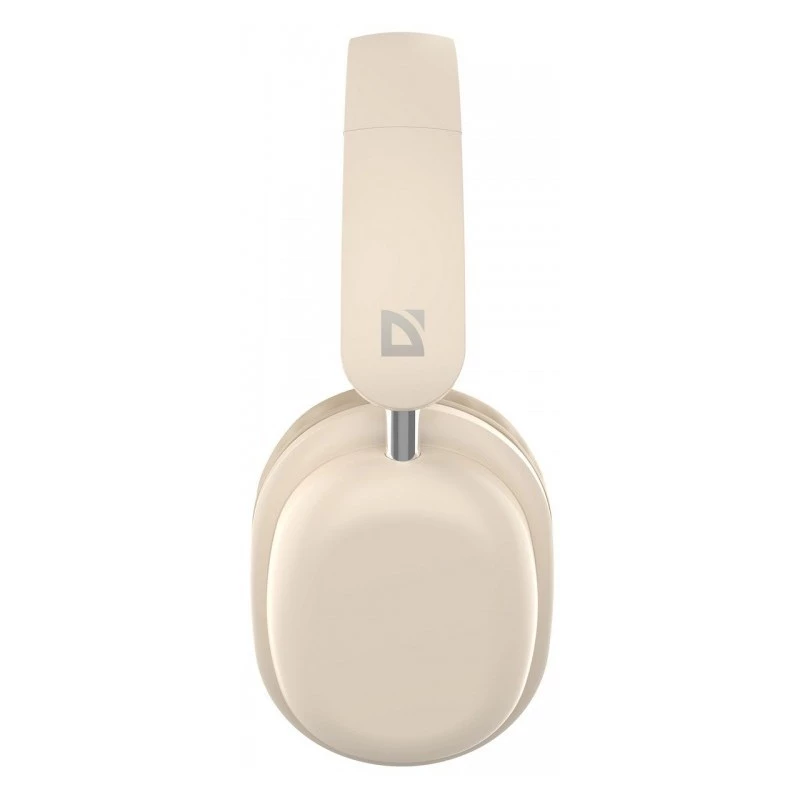 Bezprzewodowe słuchawki nauszne DEFENDER EEMOTION B640 BEŻOWE — binauralne, zamknięta akustyka, USB-C, AUX, 20–20000 Hz, 105 dB