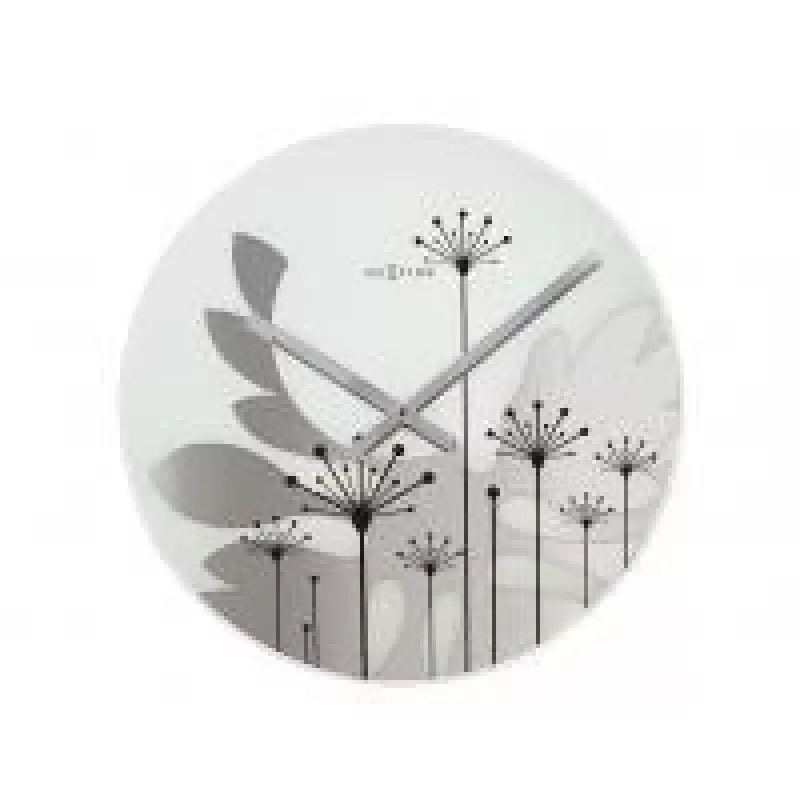 NeXtime klok 8088 Grass, Ø43 cm, ścienny, szary