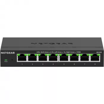 NETGEAR MS308 Niezarządzalny przełącznik 2.5G Ethernet (100/1000/2500) Czarny