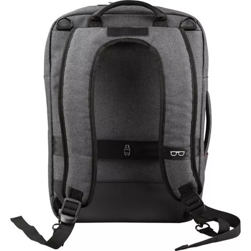 Plecak YENKEE YBB 1522GY — wielofunkcyjny plecak na laptopa 15,6 cala | Nylon, 12 l, Szary/Czerwony