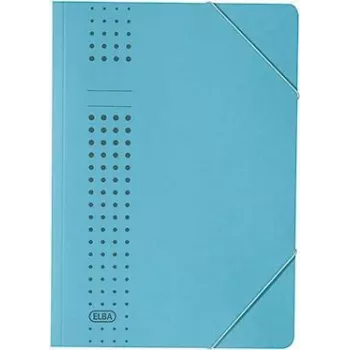 Teczka ELBA chic z gumką, kartonowa, A4, niebieska (33470 BL) (33470 BL)