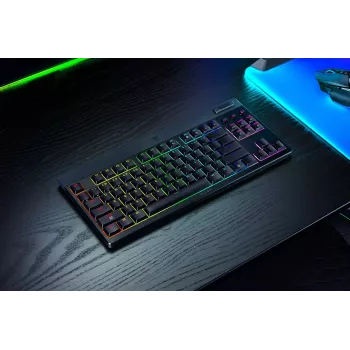 Razer CzarnyWidow V4 Low-Profile Tenkeyless HyperSpeed klawiatura Gaming USB RF Wireless Bluetooth QWERTY US International Czarny