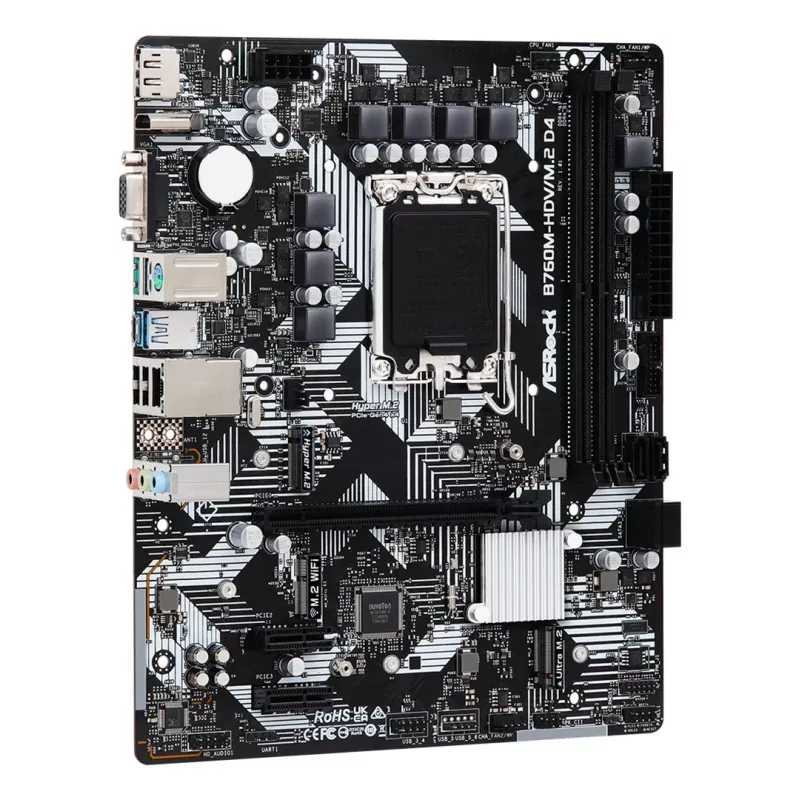 ASRock B760M-HDV/M.2 D4 DDR4 LGA 1700 Micro-ATX Płyta główna