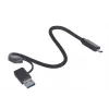 Obudowa SSD M.2 Unitek uDrive szara — M.2 (2230/2242/2260/2280), NVMe/SATA III, USB-C 10 Gbit/s, aluminium