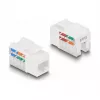 DeLOCK Keystone LSA Set RJ45 RJ11 Cat.6 czarny uchwyt zatrzaskowy