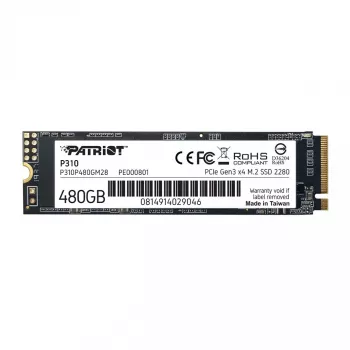 Dysk SSD Patriot Memory 480 GB M.2 PCI Express 3.0 NVMe P310