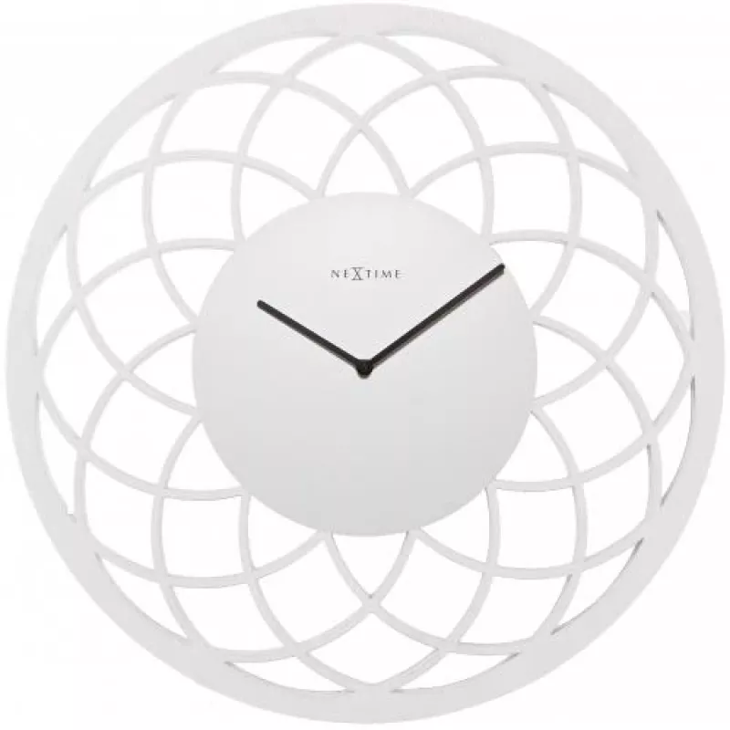 NeXtime klok 3115wi Big Dreamcatcher, Ø60 cm, ścienna, biała
