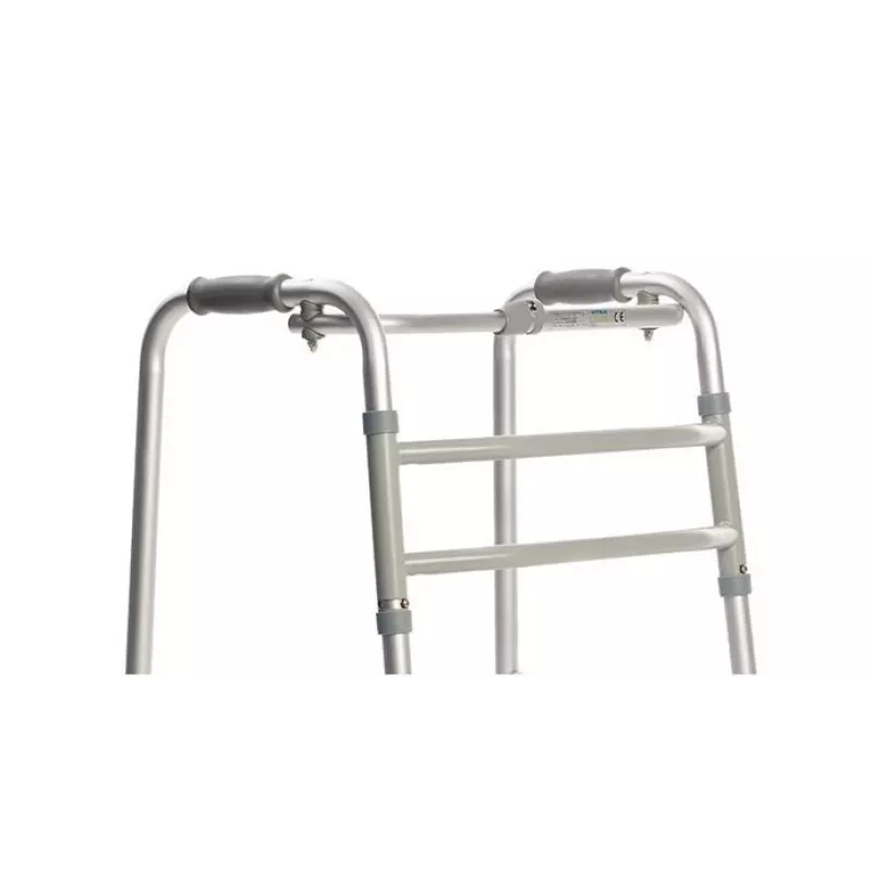 Balkonik VITEA CARE PPC013VC — 4-kołowy rollator aluminiowy, regulowana wysokość 81,5–91,5 cm, koła 8 cm, szerokość 550 mm, maks. użytkownika 110 kg