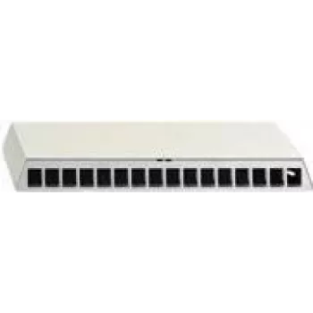Patch Panel Rutenbeck PP-UM A-12 12-portowy do montażu natynkowego, czysta biel