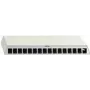 Patch Panel Rutenbeck PP-UM A-12 12-portowy do montażu natynkowego, czysta biel