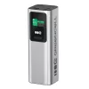 Przenośny akumulator Green Cell PBGC25UD, 25200 mAh, Li‑Ion, 140 W mocy całkowitej, 2× USB‑C + 1× USB‑A, wyświetlacz OLED, aluminiowa obudowa