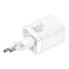 Baseus Super Si Pro Quick Charger USB + USB-C 30W (biały)
