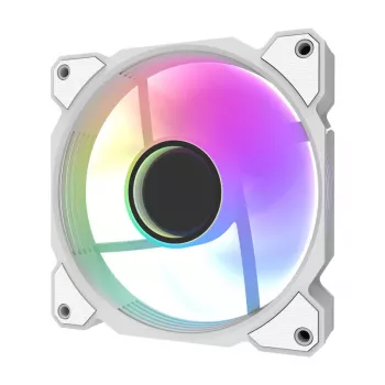 Darkflash DR08 Cooling Fan (biały) — wentylator obudowy/CPU, model DR08 biały, pojedynczy wentylator 120 mm