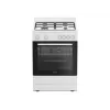 INDESIT Kuchenka | I6G5KCW | Typ płyty Gaz | Typ piekarnika Elektryczny | Biały | Szerokość 60 cm | Grillowanie | Głębokość 60 cm | 72 L