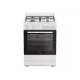 INDESIT Kuchenka | I6G5KCW | Typ płyty Gaz | Typ piekarnika Elektryczny | Biały | Szerokość 60 cm | Grillowanie | Głębokość 60 cm | 72 L