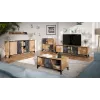Cama 4D szafka RTV OVO 180x38xH53 dąb/beton