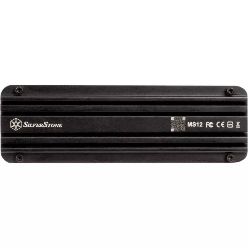 Obudowa SSD Silverstone MS12 Czarna M.2