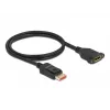 Przedłużacz DisplayPort do montażu w panelu DeLOCK 87095 8K 60 Hz 1 m