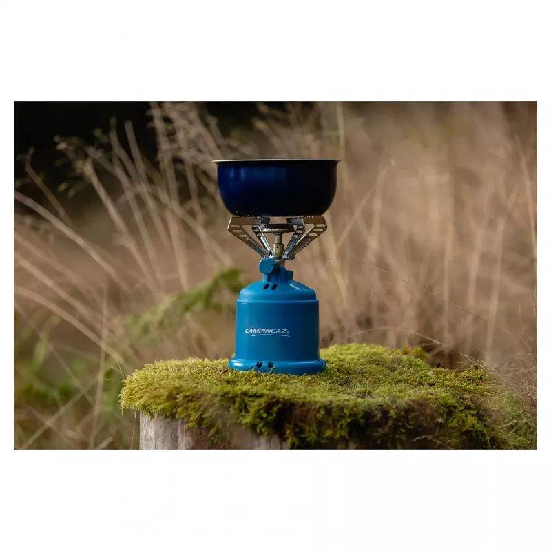 Kuchenka turystyczna na paliwo ciekłe Campingaz 2230063 — 1 palnik, gaz ziemny, Ø 14 cm, 190 mm wysokości, 280 g